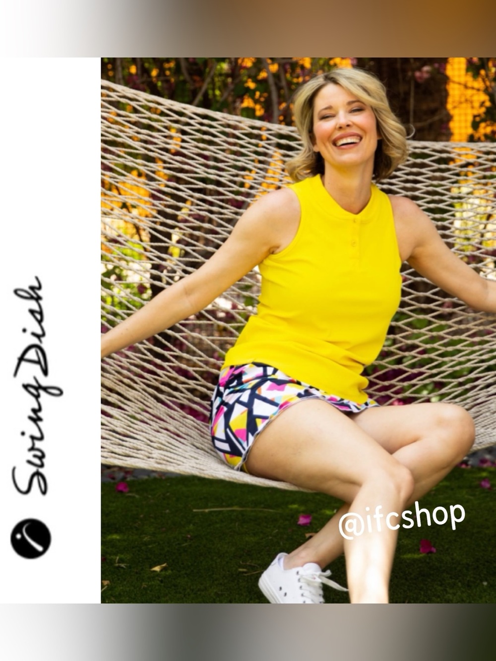 SwingDish Sandra Print Skort S
